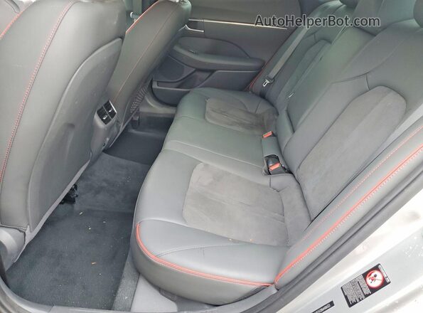 5NPEJ4J28MH086323 2021 HYUNDAI SONATA Silver Rear seats view