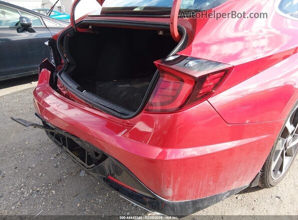 5NPEJ4J28MH107459 2021 HYUNDAI SONATA Red 