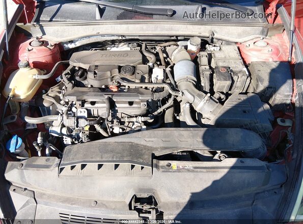 5NPEJ4J28MH107459 2021 HYUNDAI SONATA Red Rear view