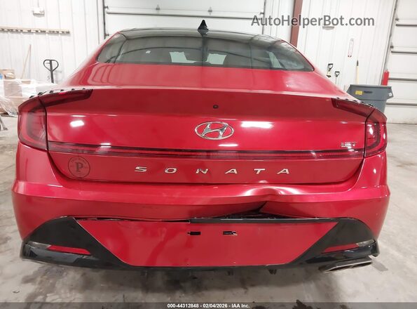 5NPEJ4J29MH092874 2021 HYUNDAI SONATA Красный Вид спереди