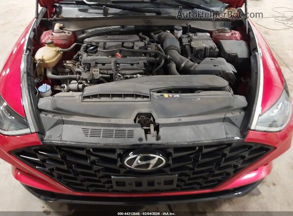 5NPEJ4J29MH092874 2021 HYUNDAI SONATA Красный Вид сзади