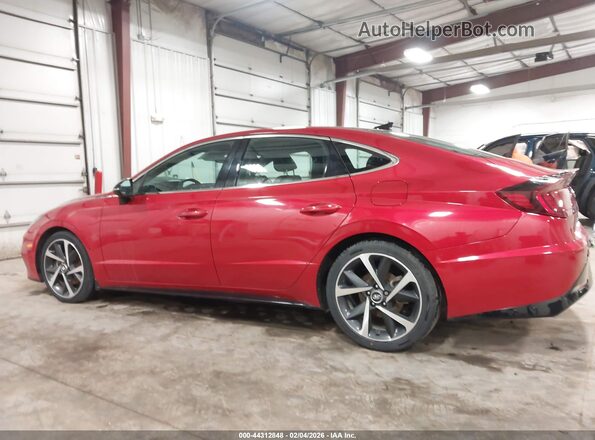 5NPEJ4J29MH092874 2021 HYUNDAI SONATA Красный Панорамный вид салона 360°