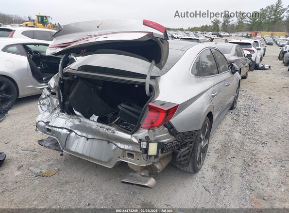 5NPEJ4J2XMH098294 2021 HYUNDAI SONATA Silver Rear right