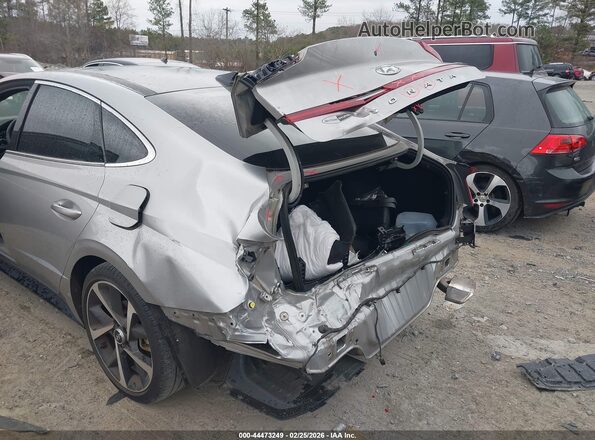 5NPEJ4J2XMH098294 2021 HYUNDAI SONATA Silver Front view