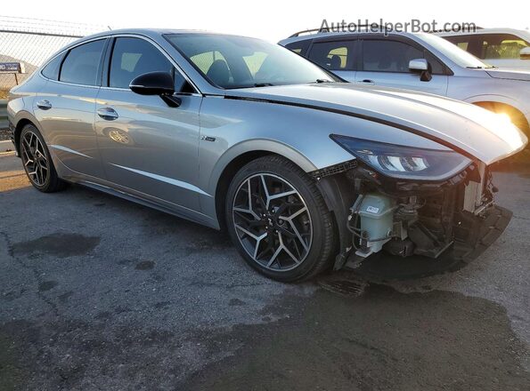 5NPEK4JC8NH138217 2022 HYUNDAI SONATA Silver წინა მარჯვენა