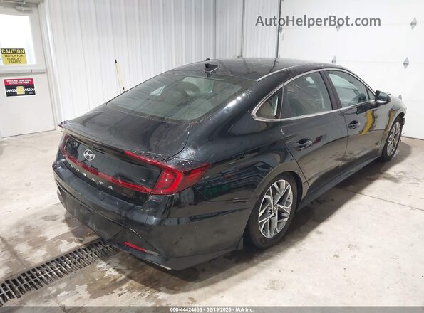 5NPEL4JA9MH084212 2021 HYUNDAI SONATA Black Задня права чверть