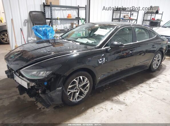 5NPEL4JA9MH084212 2021 HYUNDAI SONATA Black Передня ліва чверть
