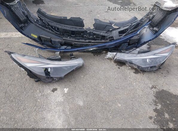 5NPLL4AG4MH014967 2021 HYUNDAI ELANTRA Blue Вид щитка приладів