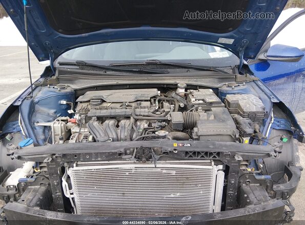 5NPLL4AG4MH014967 2021 HYUNDAI ELANTRA Blue Вид ззаду