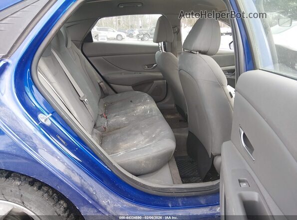 5NPLL4AG4MH014967 2021 HYUNDAI ELANTRA Blue Вид наклейки з VIN-кодом