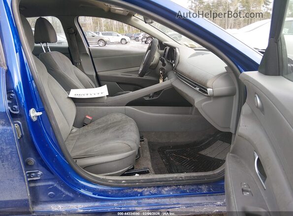 5NPLL4AG4MH014967 2021 HYUNDAI ELANTRA Blue Вид салону спереду