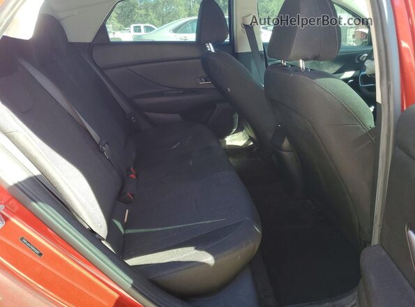 5NPLL4AG5MH050182 2021 HYUNDAI ELANTRA Red Հետևի նստատեղերի տեսք