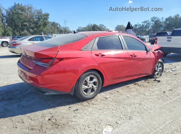 5NPLL4AG5MH050182 2021 HYUNDAI ELANTRA Red Հետևի աջ