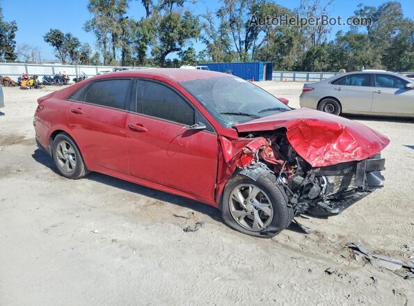 5NPLL4AG5MH050182 2021 HYUNDAI ELANTRA Red Առջևի աջ