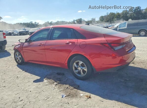 5NPLL4AG5MH050182 2021 HYUNDAI ELANTRA Red Հետևի ձախ