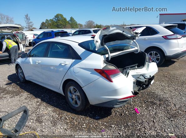 5NPLL4AG9NH084420 2022 HYUNDAI ELANTRA White უკანა მარცხენა