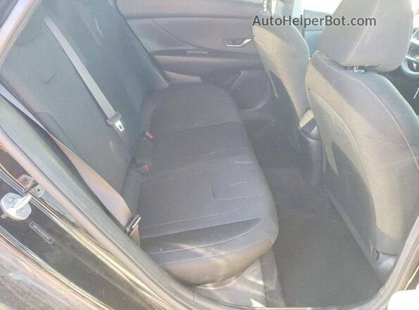5NPLL4AGXNH072437 2022 HYUNDAI ELANTRA Black Rear seats view