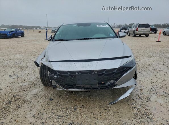 5NPLM4AG0MH037501 2021 HYUNDAI ELANTRA Silver Դիմացի տեսք