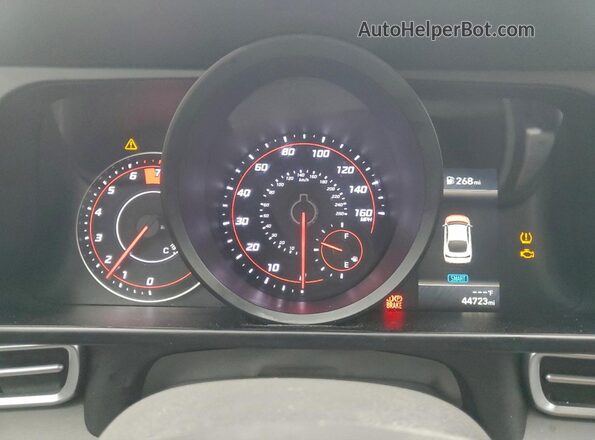 5NPLM4AG0MH037501 2021 HYUNDAI ELANTRA Silver Սարքավորումների վահանակի տեսք
