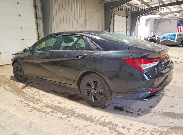 5NPLM4AG1NH063848 2022 HYUNDAI ELANTRA Black Задня ліва чверть