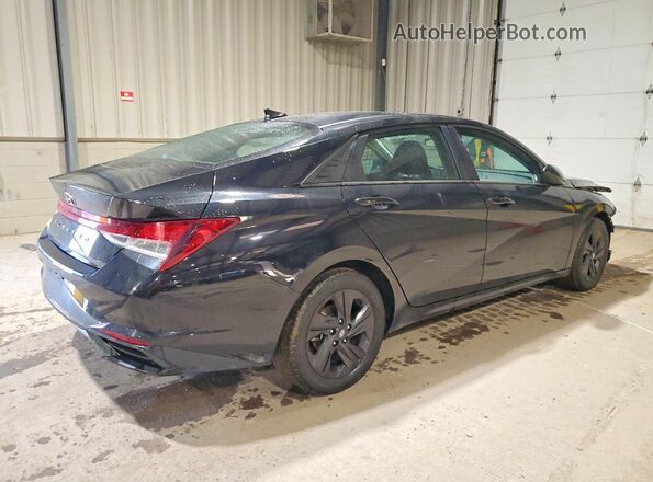5NPLM4AG1NH063848 2022 HYUNDAI ELANTRA Black Задня права чверть