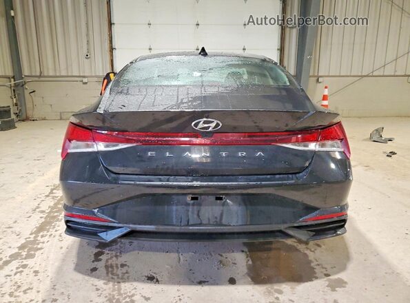 5NPLM4AG1NH063848 2022 HYUNDAI ELANTRA Black Вид ззаду