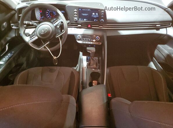 5NPLM4AG1NH063848 2022 HYUNDAI ELANTRA Black Вид панелі приладів