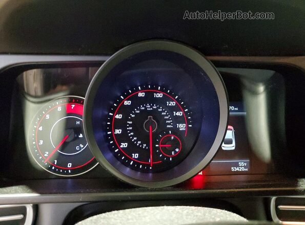 5NPLM4AG1NH063848 2022 HYUNDAI ELANTRA Black Вид щитка приладів