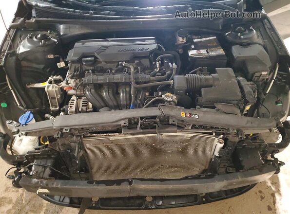 5NPLM4AG1NH063848 2022 HYUNDAI ELANTRA Black Вид задньої частини салону