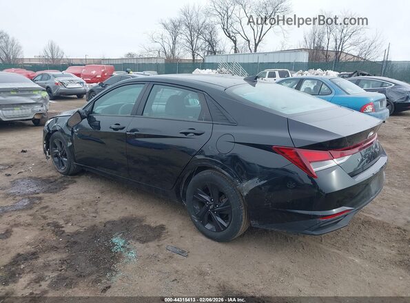 5NPLM4AG3NH061308 2022 HYUNDAI ELANTRA Black Tył lewy
