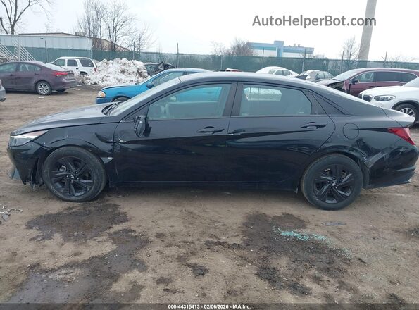 5NPLM4AG3NH061308 2022 HYUNDAI ELANTRA Black Widok wnętrza 360 stopni