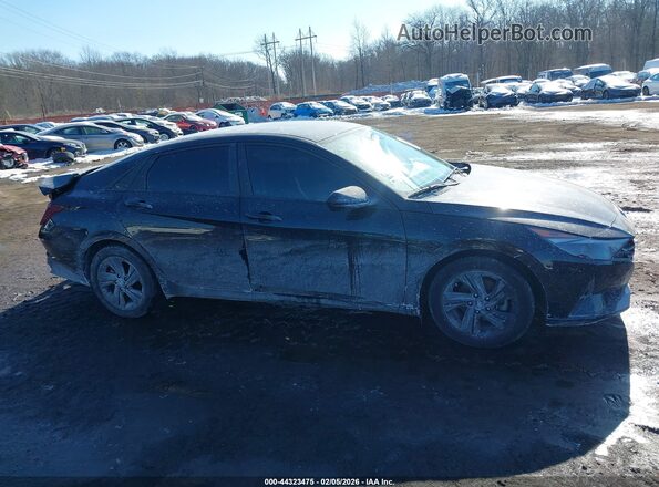 5NPLM4AG6MH002526 2021 HYUNDAI ELANTRA Black უკანა სალონის ხედი