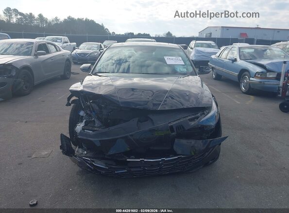 5NPLN4AG4NH058026 2022 HYUNDAI ELANTRA Black Vista del cuadro de instrumentos