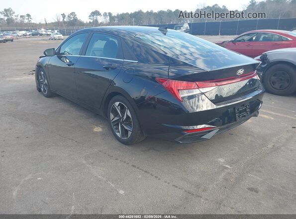 5NPLN4AG4NH058026 2022 HYUNDAI ELANTRA Black Trasero izquierdo