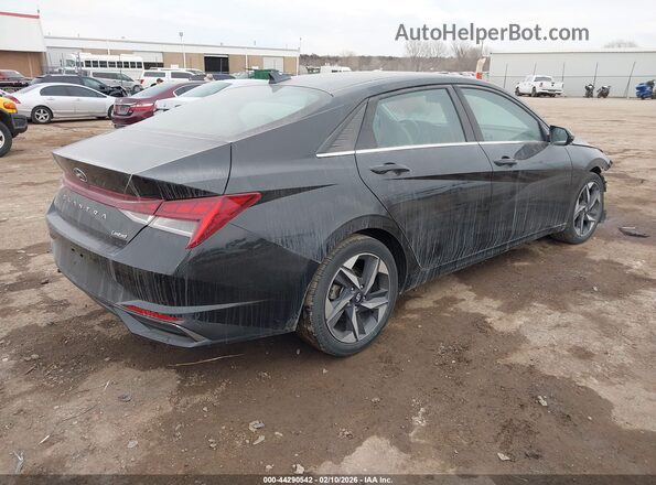 5NPLP4AG4NH059610 2022 HYUNDAI ELANTRA Black Tył prawy