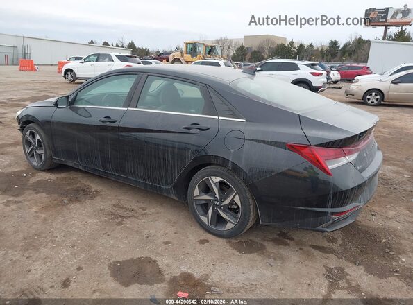 5NPLP4AG4NH059610 2022 HYUNDAI ELANTRA Black Tył lewy