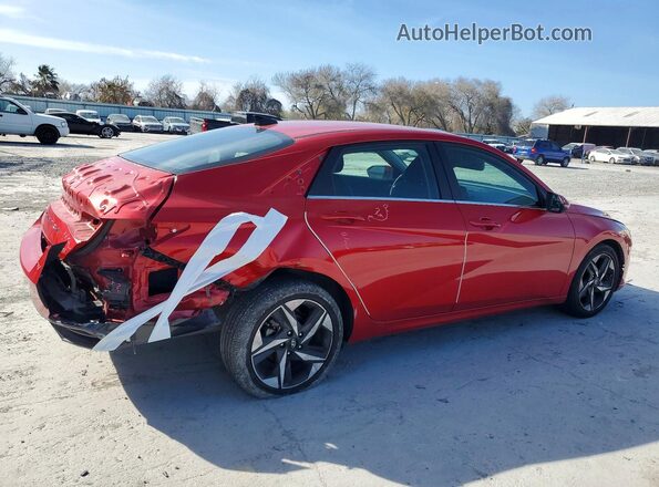 5NPLP4AG5MH027215 2021 HYUNDAI ELANTRA Red უკანა მარჯვენა