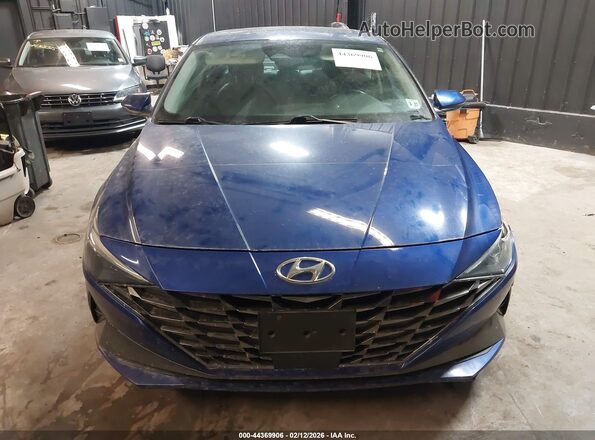 5NPLP4AG9NH075933 2022 HYUNDAI ELANTRA Синий 