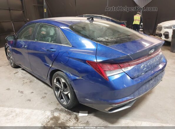 5NPLP4AG9NH075933 2022 HYUNDAI ELANTRA Синий 