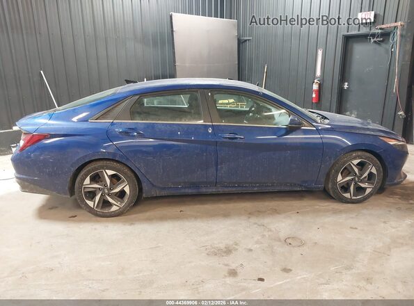 5NPLP4AG9NH075933 2022 HYUNDAI ELANTRA Синий 