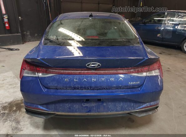 5NPLP4AG9NH075933 2022 HYUNDAI ELANTRA Синий 