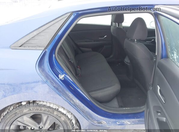 5NPLS4AG2MH031592 2021 HYUNDAI ELANTRA Blue Vista de la etiqueta del VIN