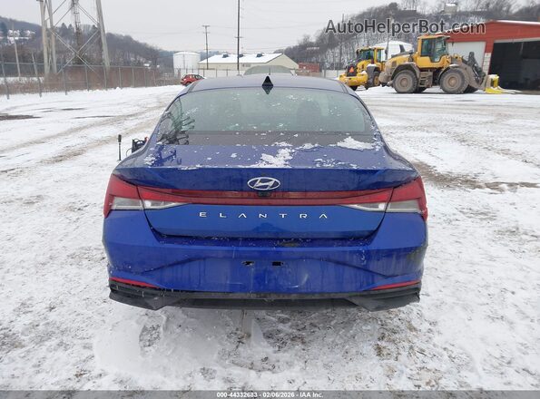 5NPLS4AG2MH031592 2021 HYUNDAI ELANTRA Blue 