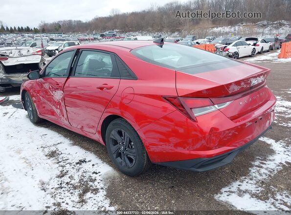 5NPLS4AG6NH080831 2022 HYUNDAI ELANTRA Red Задня ліва чверть