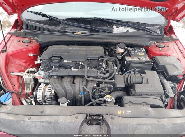 5NPLS4AG6NH080831 2022 HYUNDAI ELANTRA Red Вид ззаду
