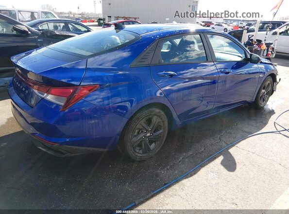 5NPLS4AG8MH006969 2021 HYUNDAI ELANTRA Blue 