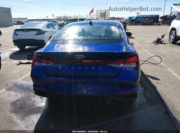5NPLS4AG8MH006969 2021 HYUNDAI ELANTRA Blue 