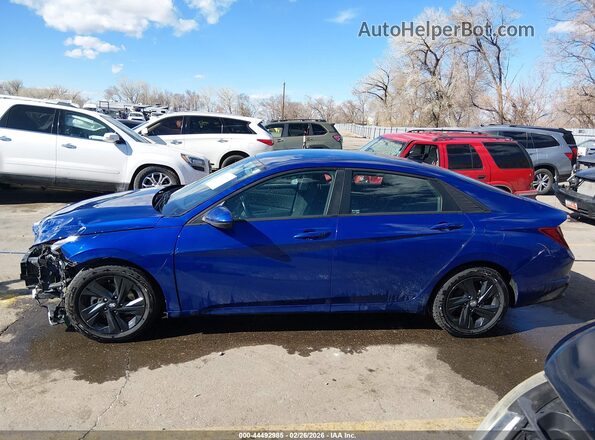 5NPLS4AG8MH006969 2021 HYUNDAI ELANTRA Blue 