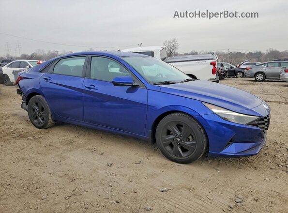 5NPLS4AG8NH086095 2022 HYUNDAI ELANTRA Blue Առջևի աջ