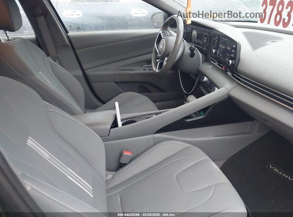 5NPLS4AG9NH071976 2022 HYUNDAI ELANTRA Gray წინა სალონის ხედი